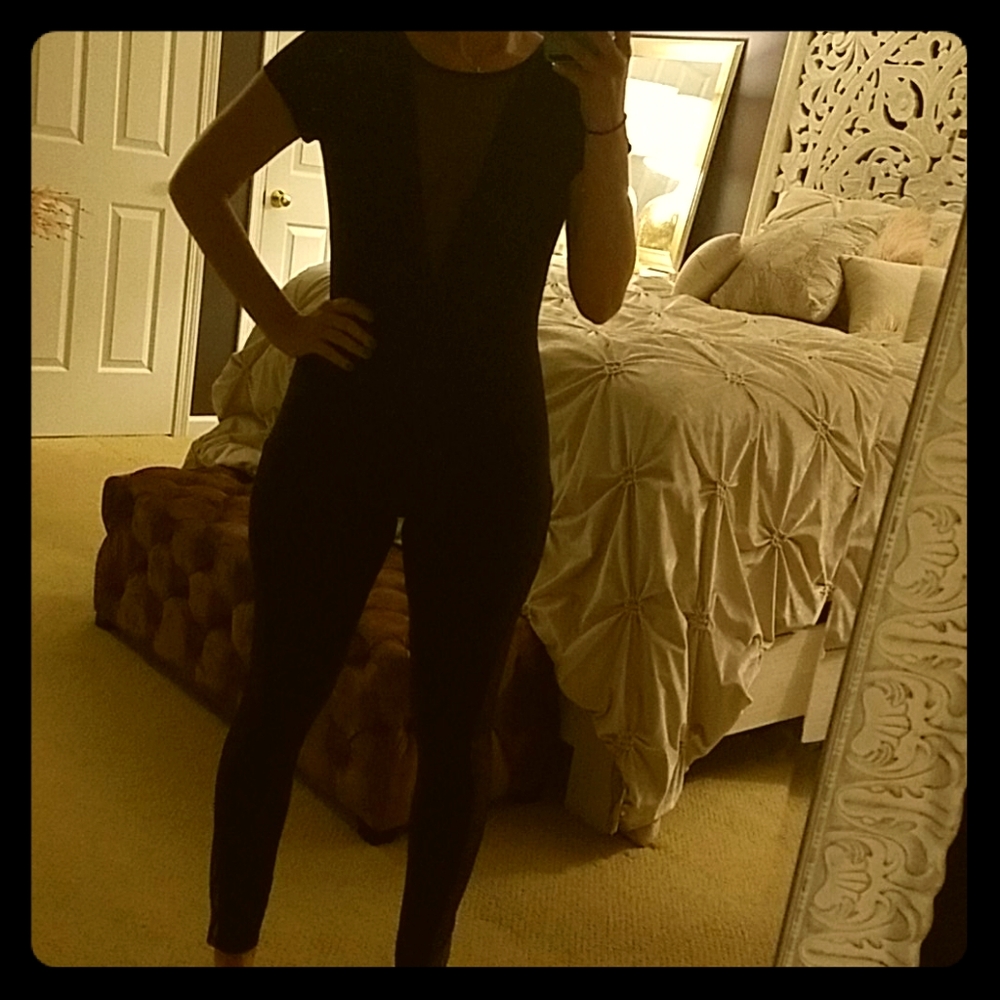 See through body suit